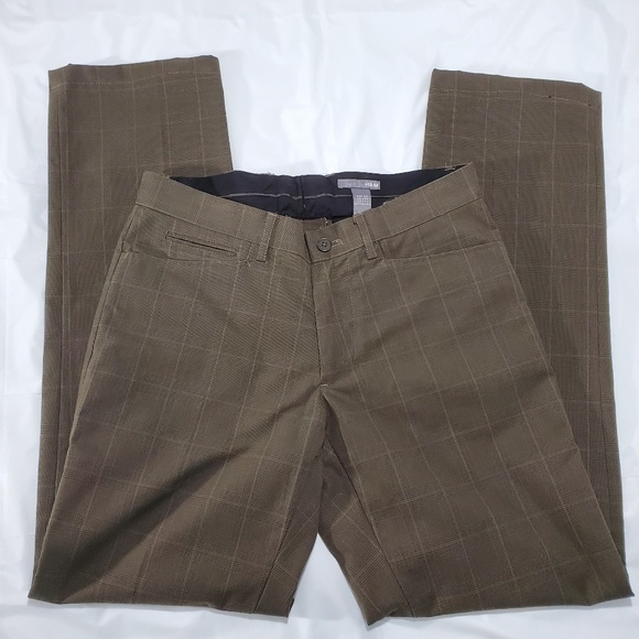 H&M Brown patterned pants size 30R - Picture 1 of 6